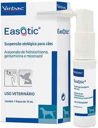 Imagem de Easotic Suspensão Otológica para Cães 10 ml - Virbac