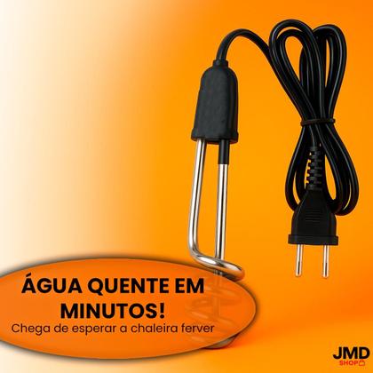 Imagem de Ebulidor Elétrico 500W Portátil Rabo Quente 127V Leve Haste 16cm Viagem