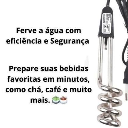 Imagem de EBULIDOR ELÉTRICO FERVEDOR ÁGUA RÁPIDO 500w 220v