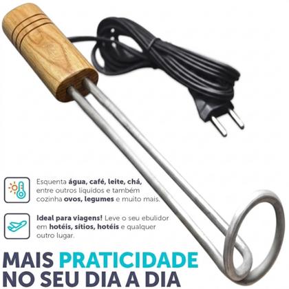 Imagem de Ebulidor Eletrico Rabo Quente 110v Ou 220v Ferve Água Rápido