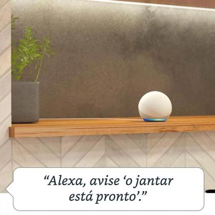 Imagem de Echo Dot (5 Geração) com Alexa, Amazon Smart Speaker Branco - B084DWCZY6