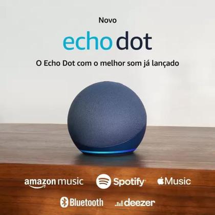 Imagem de Echo Dot (5 Geração) com Alexa, Amazon Smart SpeakerAzul