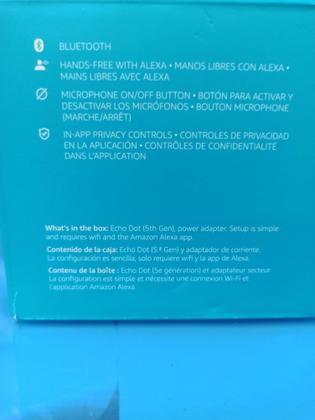 Imagem de Echo Dot 5 Geraçao Smart Speaker com Alexa - Amazon (Azul)