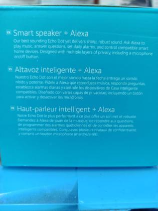 Imagem de Echo Dot 5 Geraçao Smart Speaker com Alexa - Amazon (Azul)