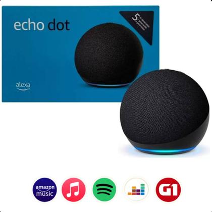 Imagem de Echo Dot 5ª Geração  Alexa, Música e Automação