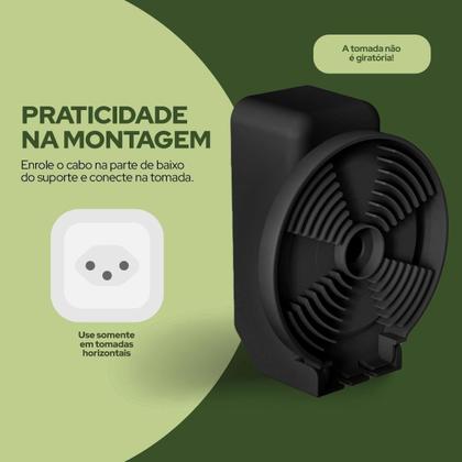 Imagem de Echo Dot 5ª Geração Alto falante Preto Alexa Com Suporte