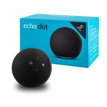 Imagem de Echo Dot 5ª Geração Amazon  Smart Speaker com Alexa, Preto