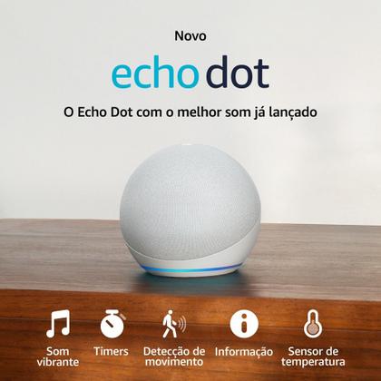 Imagem de Echo Dot 5ª Geração Assistente Virtual Alexa Branco Amazon