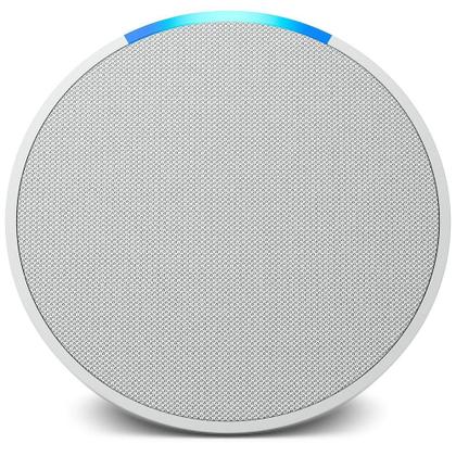 Imagem de Echo Pop Amazon, com Alexa, Smart Speaker, Som Envolvente, Branco - B09ZXN77L2