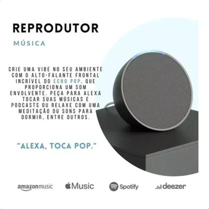 Imagem de Echo Pop Caixa De Som Inteligente Amazon Com Alexa Original