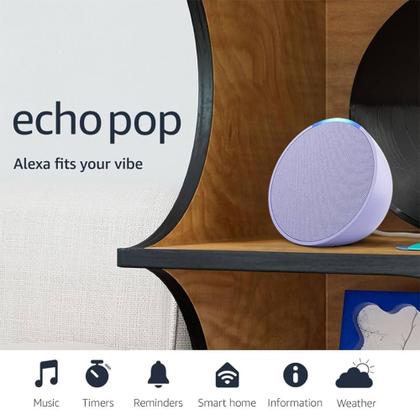 Imagem de Echo Pop Compacto Smart Speaker com Alexa - Amazon