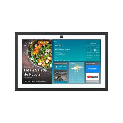 Imagem de Echo Show 15 2 Geração Amazon, Full HD de 15,6", com Alexa, Firet Tv, Controle Remoto por voz, Câmera 13 MP, Preto - B0C7XPTW5K