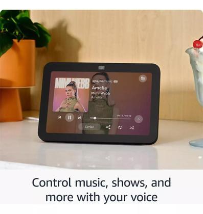 Imagem de Echo Show 8 3 Geração Áudio Espacial Smart Home Hub Alexa