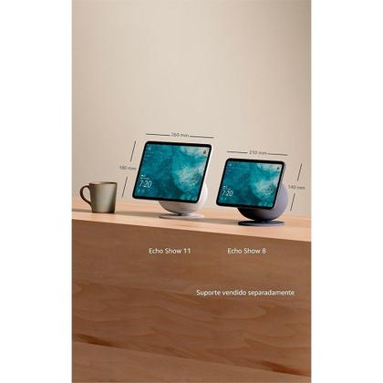 Echo Show 8 Amazon (Geração mais recente), Grafite - B0DYC2GV1Z