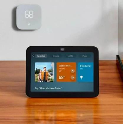 Imagem de Echo Show 8 Branca Smart Speaker 8” com Alexa 3ª Geração