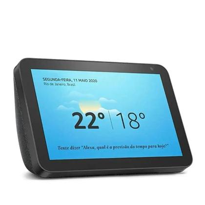 Imagem de Echo Show 8 Preta Smart Speaker Tela de 8” com Alexa 3ª Geração - Amazon