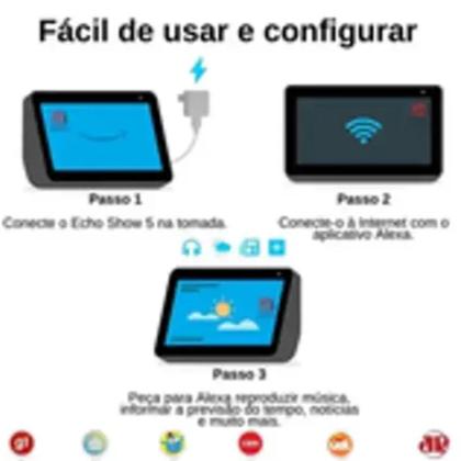 Imagem de Echo Show Smart Speaker Com Comando De Voz