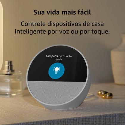 Imagem de Echo Spot (2024) com Alexa: Despertador inteligente com som vibrante e Alexa  Cor Branca, AMAZON  AMAZON
