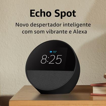 Imagem de Echo Spot (2024) com Alexa: Despertador inteligente com som vibrante e Alexa  Cor Branca, AMAZON  AMAZON