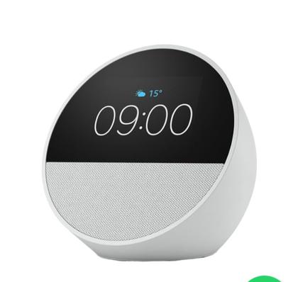 Imagem de Echo Spot (2024) com Alexa: Despertador inteligente com som vibrante e Alexa Cor Branca