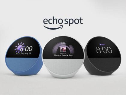 Imagem de Echo Spot 2024 Smart Speaker Caixa de Som Tela De 2,83 - Com Alexa BRANCA