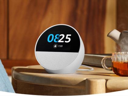 Imagem de Echo Spot 2024 Smart Speaker Caixa de Som Tela De 2,83 - Com Alexa BRANCA