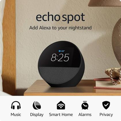 Imagem de Echo Spot 2024 Wi-Fi / Bluetooth
