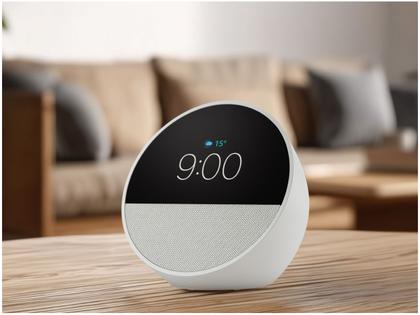 Echo Spot Amazon, Com Alexa, Som envolvente, Com Relógio, Smart
