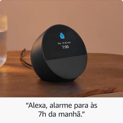 Imagem de Echo Spot c/ Alexa Smart Clock Com Relógio - Branco