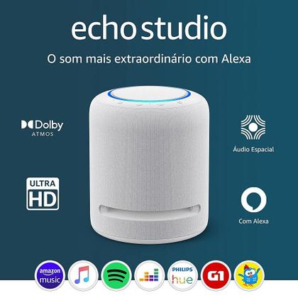新品未開封　Amazon Echo Studio ホワイト Echo Studio - Branca, AMAZON AMAZON - Smart Display - Magazine Luiza