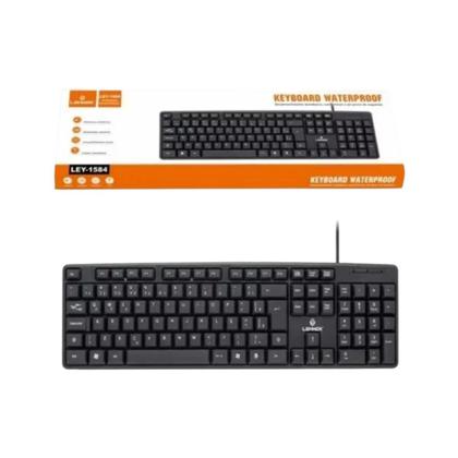 Imagem de eclado Com Fio Usb Para Computador E Notebook Ley-1584 Cor De Teclado Preto
