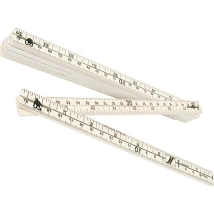 Imagem de Eco Metro Plastico  Simples Bco - Kit C/10 Pc