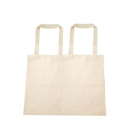 Imagem de Ecobag 30x40 Bolsa Ecológica 100% Algodão Cru 190gr Sarja