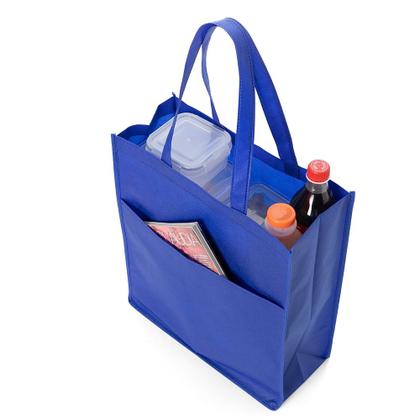 Imagem de Ecobag Sacola Retornável em TNT Resistente com Alça e Bolso Grande