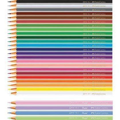 Imagem de Ecolápis de cor Faber-Castell C/ 24 Cores + 4 Pastel