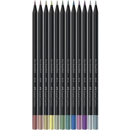 Imagem de Ecolápis Supersoft De 12 Cores Vivas Faber Castell