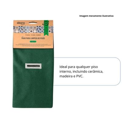 Imagem de Ecomais limpeza de pisos com furo "p" verde - akora