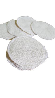 Imagem de Ecopads tecido atoalhado - reutilizáveis - kit c/5