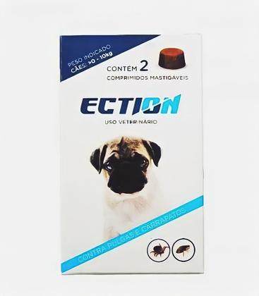 Imagem de ECTION  Proteção Anti Pulgas e Carrapatos para Cães de 5kg a 10kg 2 Unidades