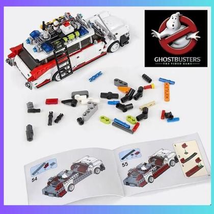 Imagem de Ectomovel Caça Fantasmas carro com 5 Bonecos LetsGo 663 pcs