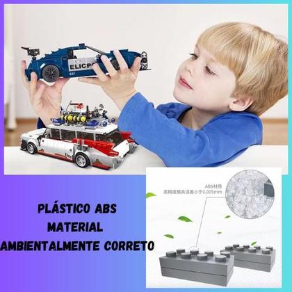 Imagem de Ectomovel Caça Fantasmas carro com 5 Bonecos LetsGo 663 pcs