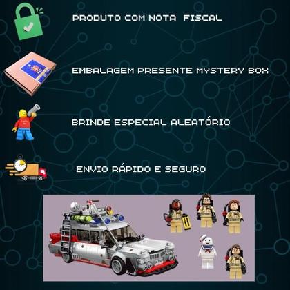 Imagem de Ectomovel Caça Fantasmas carro com 5 Bonecos LetsGo 663 pcs