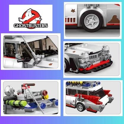 Imagem de Ectomovel Caça Fantasmas carro com 5 Bonecos LetsGo 663 pcs
