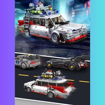 Imagem de Ectomovel Caça Fantasmas carro com 5 Bonecos LetsGo 663 pcs
