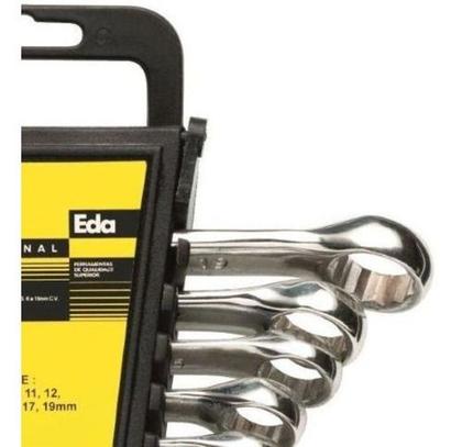 Imagem de eda chave combinada jogo 11pc 6-19 8tn eda