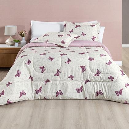 Imagem de Edredom Avely Queen Dupla Face 2 porta travesseiros 200 fios