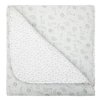 Imagem de Edredom Avulso Papi Dupla Face 1,30mx0,85cm Selva Neutro