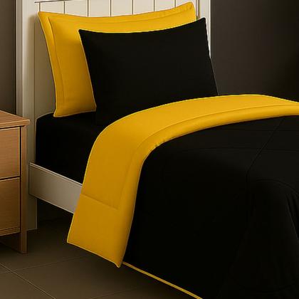 Imagem de Edredom Avulso Solteiro Liso Ternura Macio e Leve