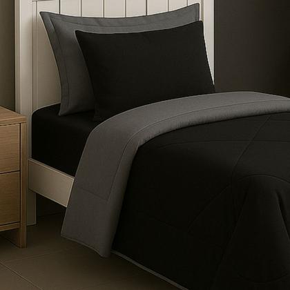 Imagem de Edredom Avulso Solteiro Liso Ternura Macio e Leve