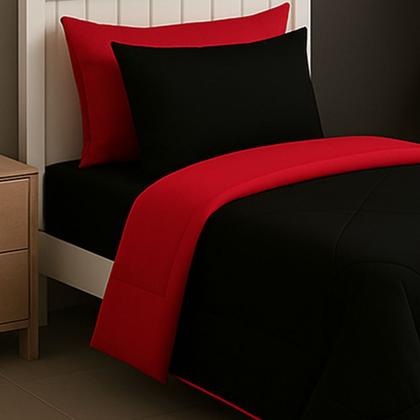 Imagem de Edredom Avulso Solteiro Liso Ternura Macio e Leve